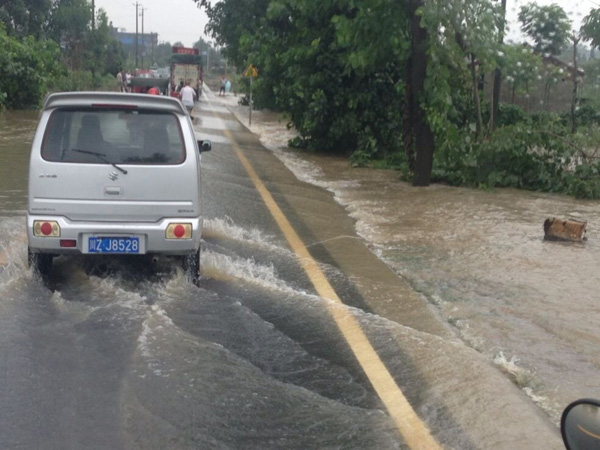 这两天的暴雨过后，眉山好多地方都遭水淹了哦！